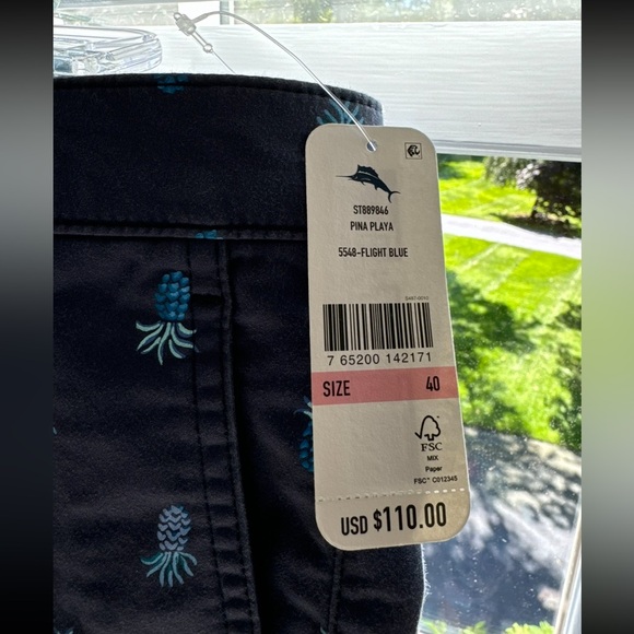 Tommy Bahama Pina Playa Shorts in Flight Blue - Picture 3 of 3